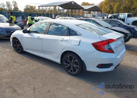 2020 Honda Civic Sport from USA, damaged, VIN 2HGFC2F88LH577192